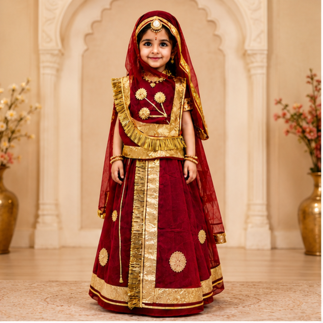 Rajputi Kids Poshak
