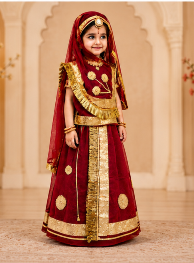 Rajputi Kids Poshak